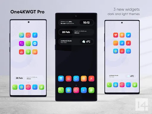 One4KWGT Pro: KWGT Pro widgets سکرین شاٹس