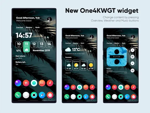 One4KWGT Pro: KWGT Pro widgets سکرین شاٹس