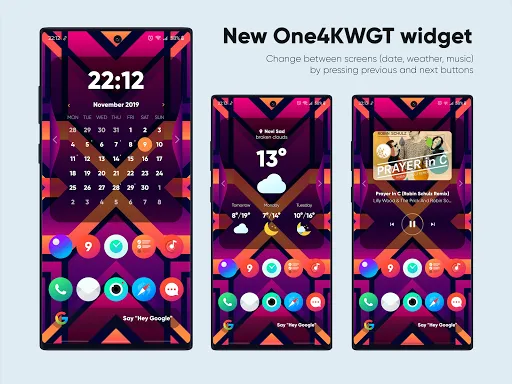 One4KWGT Pro: KWGT Pro widgets سکرین شاٹس