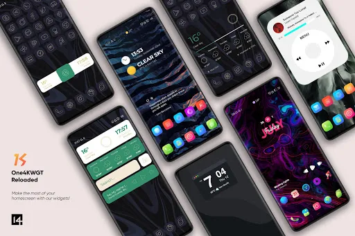 One4KWGT Reloaded: KWGT widget應用截圖
