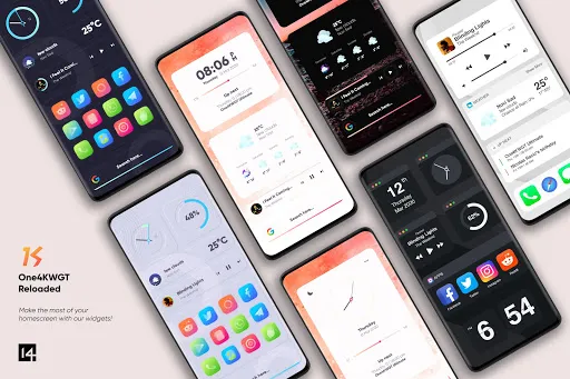 One4KWGT Reloaded: KWGT widget應用截圖