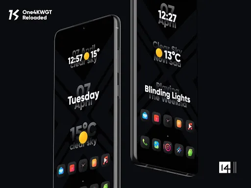 One4KWGT Reloaded: KWGT widget應用截圖