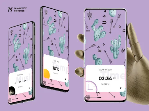 One4KWGT Reloaded: KWGT widget應用截圖