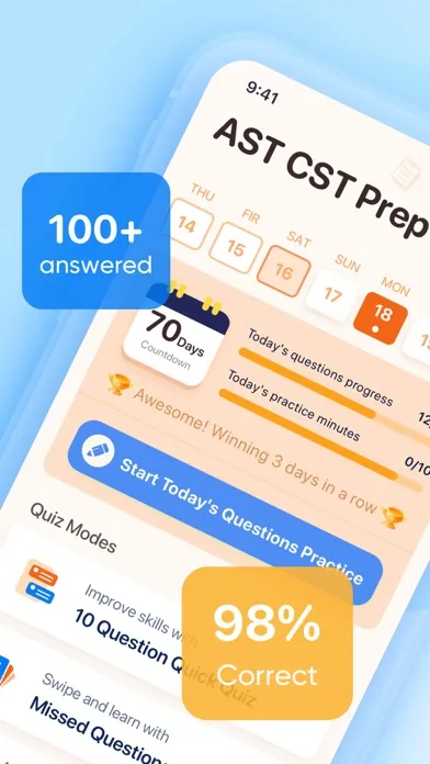 ภาพหน้าจอของ CST Exam Prep 2024