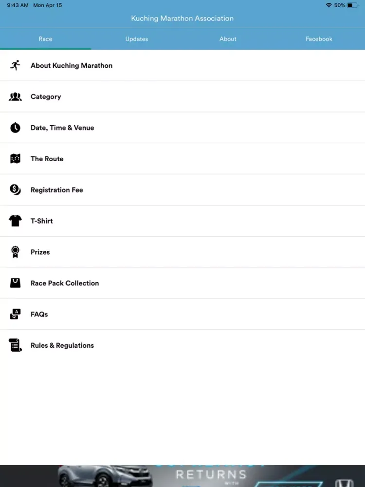 Kuching Marathon iPad Screenshots