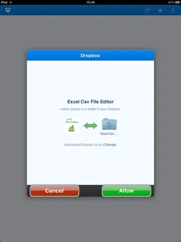 Скриншоты Csv File Editor with Import Option from Excel  .xls, .xlsx, .xml Files iPad 