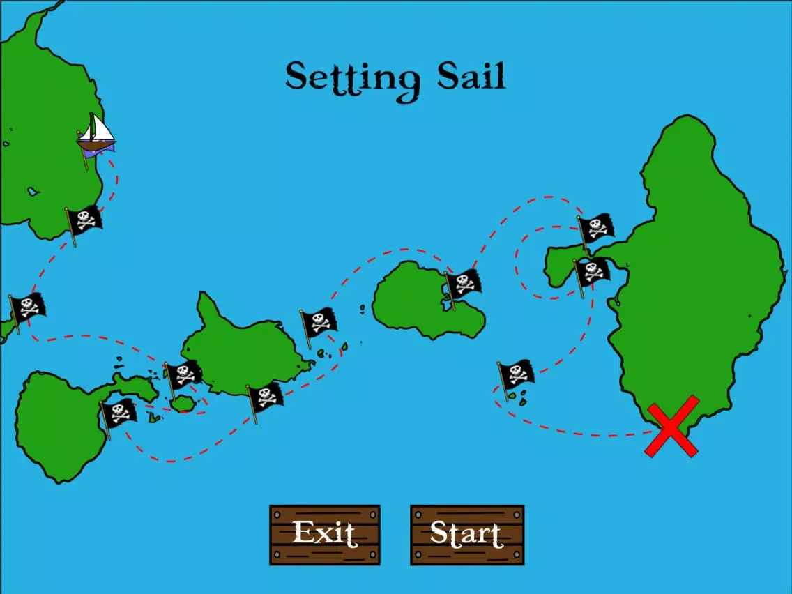 Tangkapan layar Waypoint Voyage iPad 