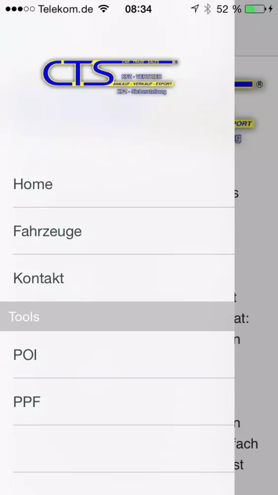 CTS Car Trade Sales Screenshots