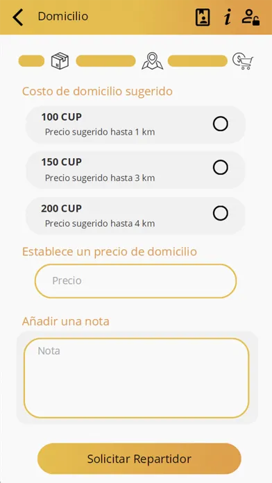 Capturas de tela do Atajo