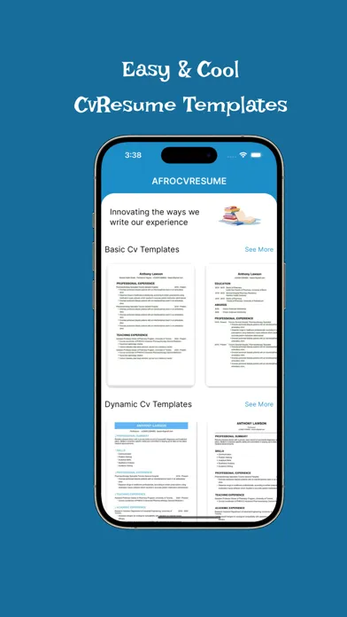 صور AfroCvResume Maker