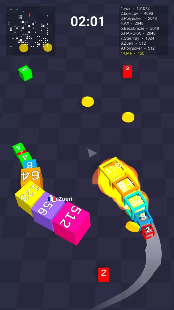 Zrzuty ekranu Cube Arena 2048
