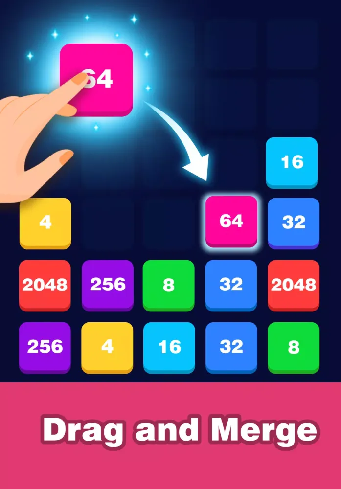 Tangkapan skrin 2248 Number block puzzle 2048