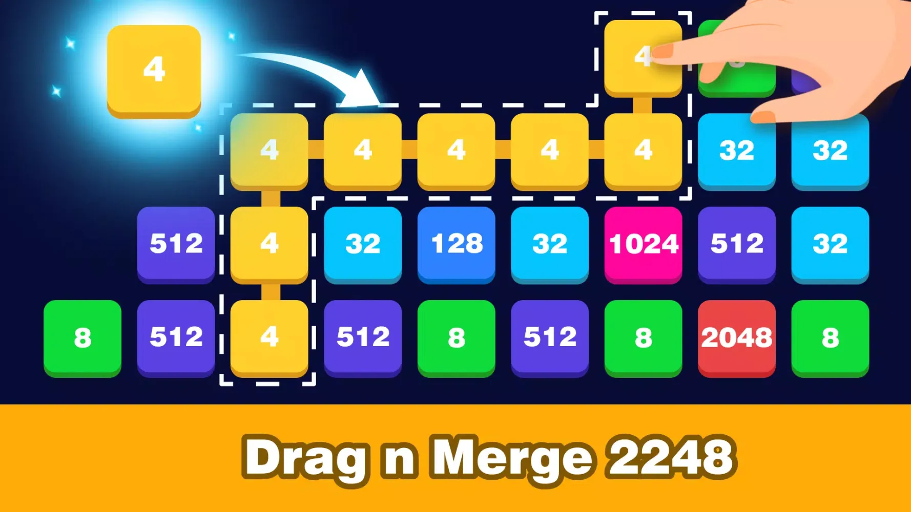 Tangkapan skrin 2248 Number block puzzle 2048