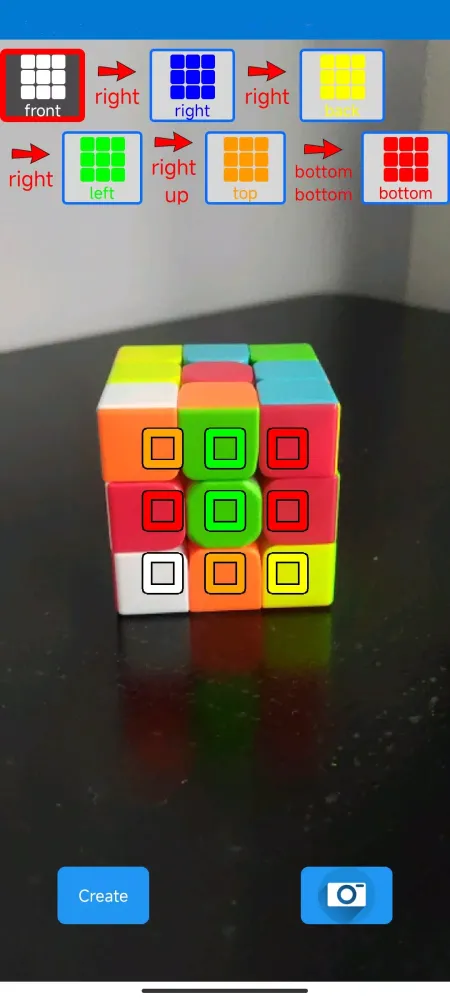 Captures d'écran de Cube Mini 2x2 3x3 Fast Solver