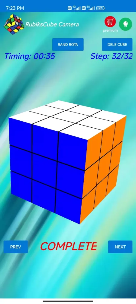 Captures d'écran de Cube Mini 2x2 3x3 Fast Solver