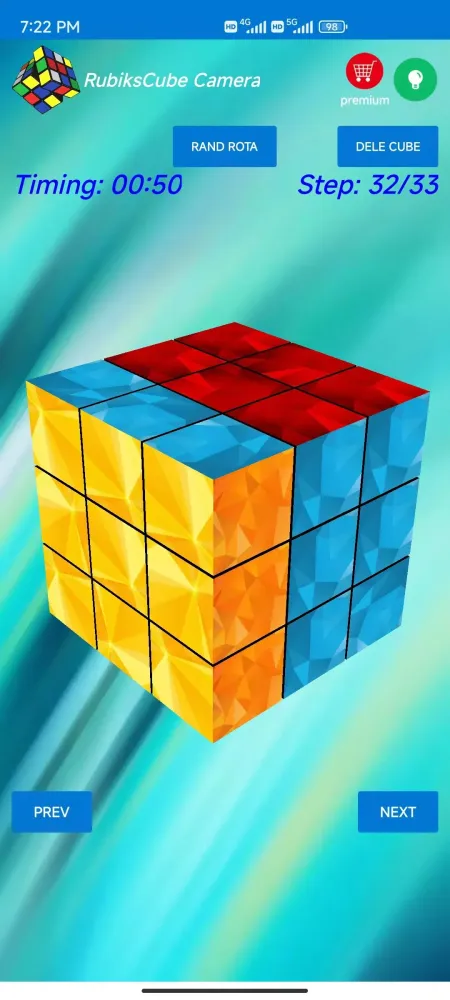Captures d'écran de Cube Mini 2x2 3x3 Fast Solver