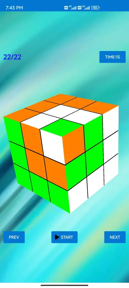 Captures d'écran de Cube Mini 2x2 3x3 Fast Solver