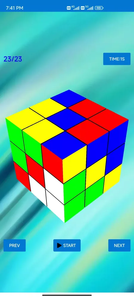Captures d'écran de Cube Mini 2x2 3x3 Fast Solver