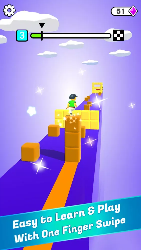 Tangkapan layar Block Surfer