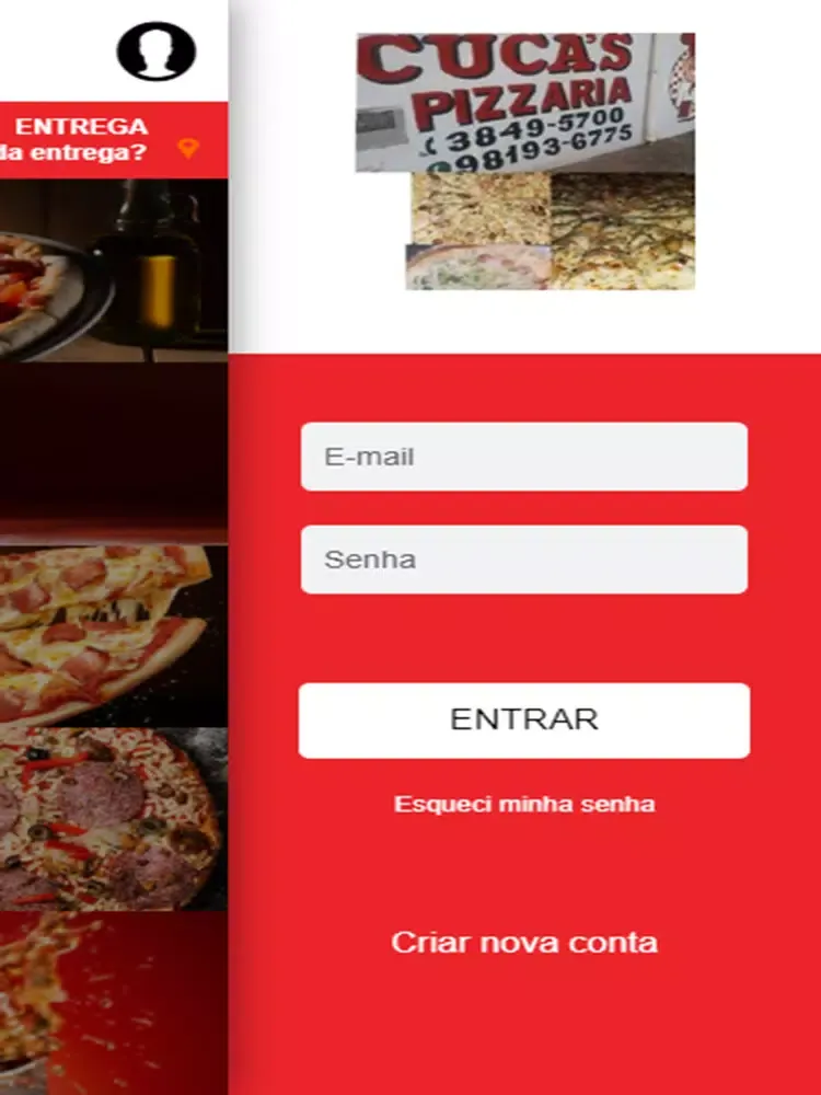 Capturas de tela do Cuca's Pizzaria iPad 