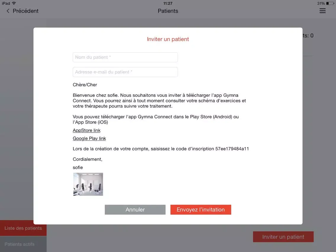 Capturas de pantalla de Gymna PRO iPad 