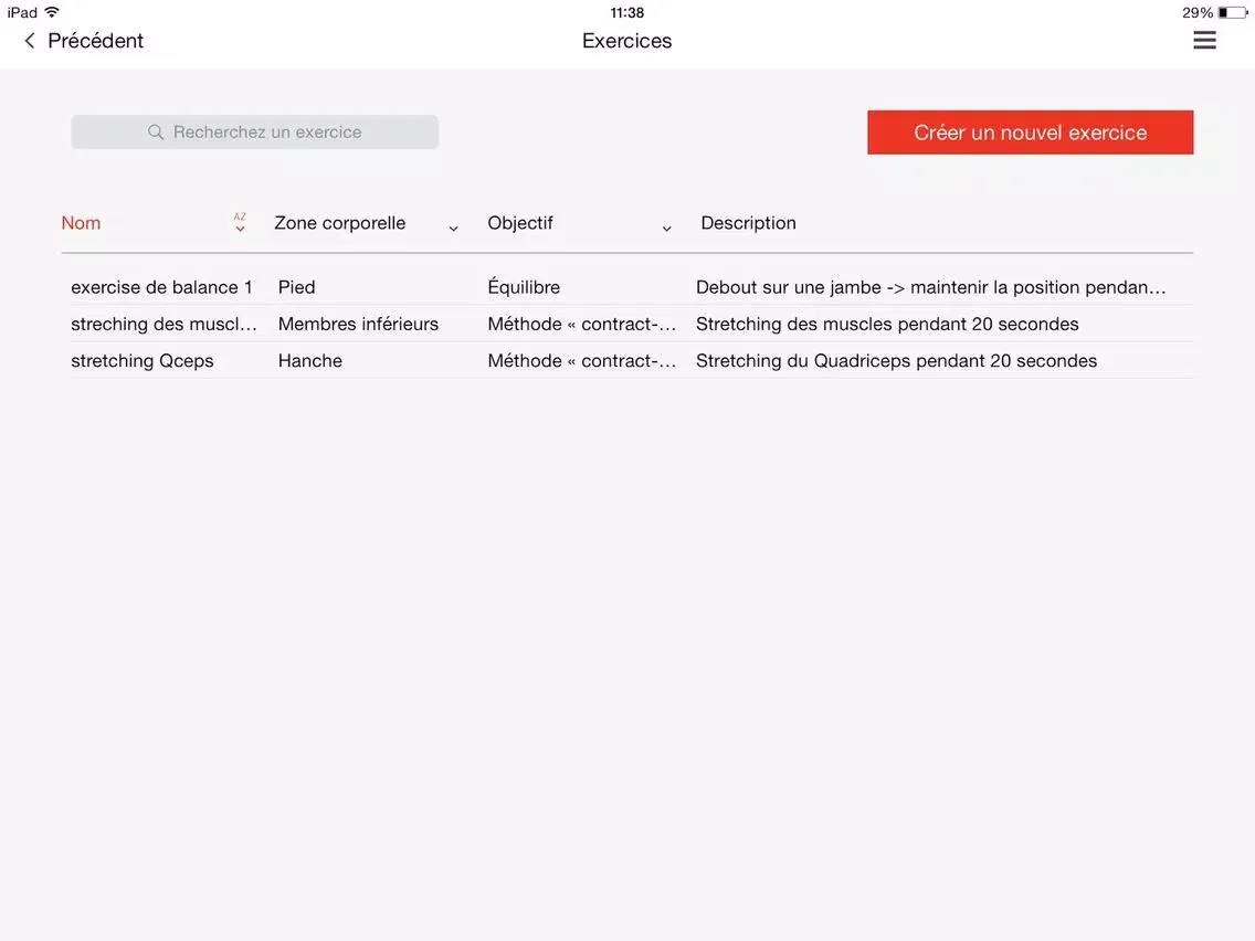 Capturas de pantalla de Gymna PRO iPad 