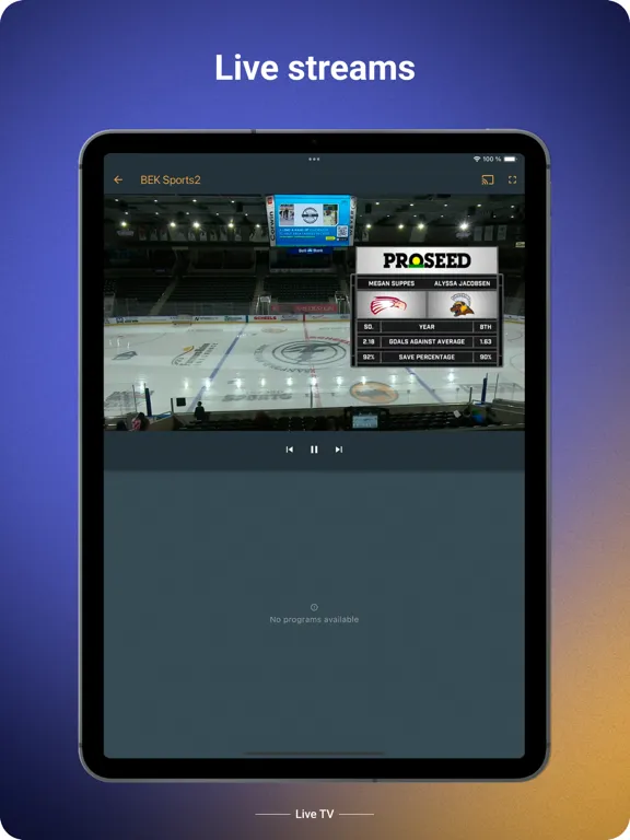 صور CUE Broadcasts iPad 