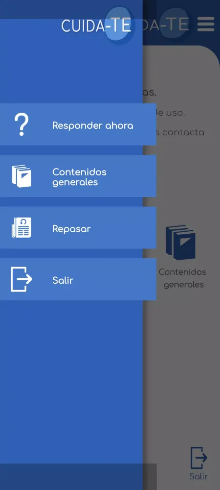 CUIDA-TE Screenshots