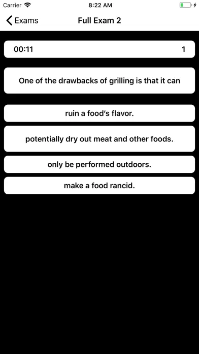 Capturas de pantalla de Culinary Arts Exam Prep