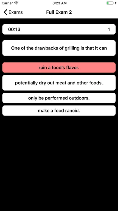 Capturas de pantalla de Culinary Arts Exam Prep