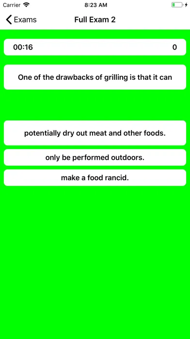 Capturas de pantalla de Culinary Arts Exam Prep