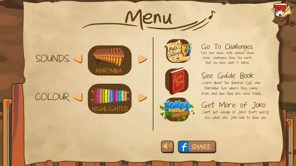 Capturas de tela do Balafon (Lite) ~ Joko's World