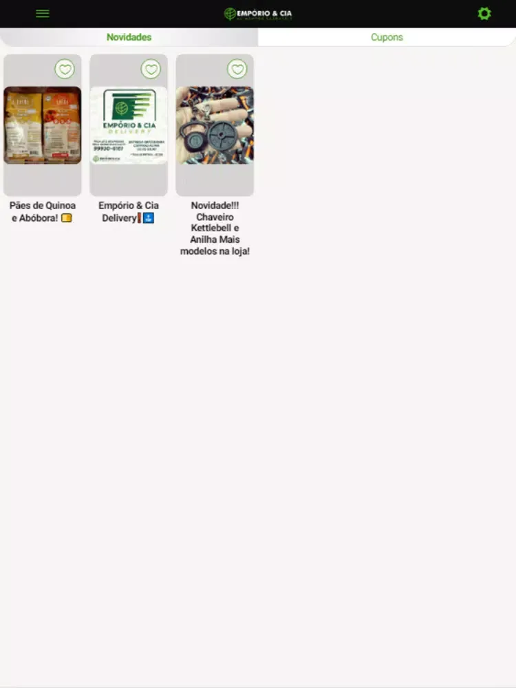 Zrzuty ekranu Empório & Cia iPad 