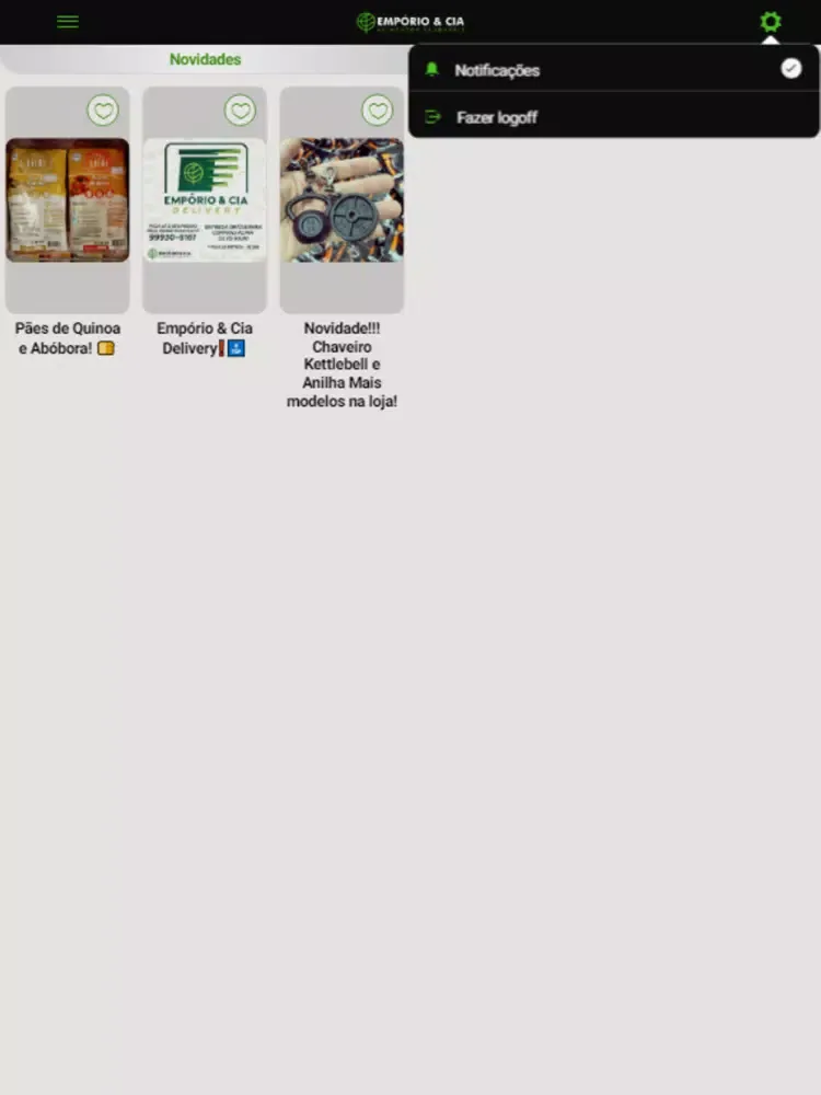 Zrzuty ekranu Empório & Cia iPad 