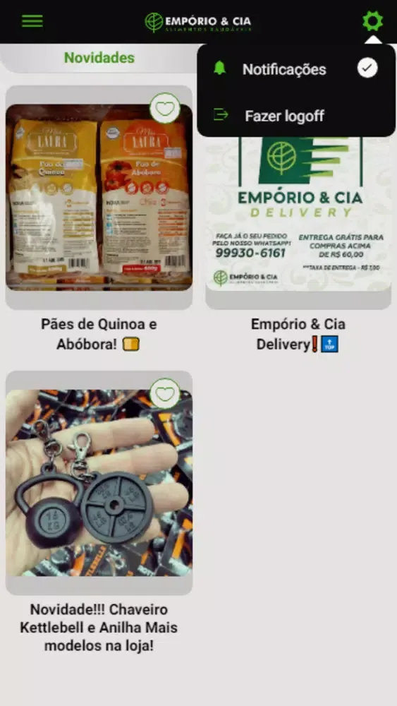 Zrzuty ekranu Empório & Cia