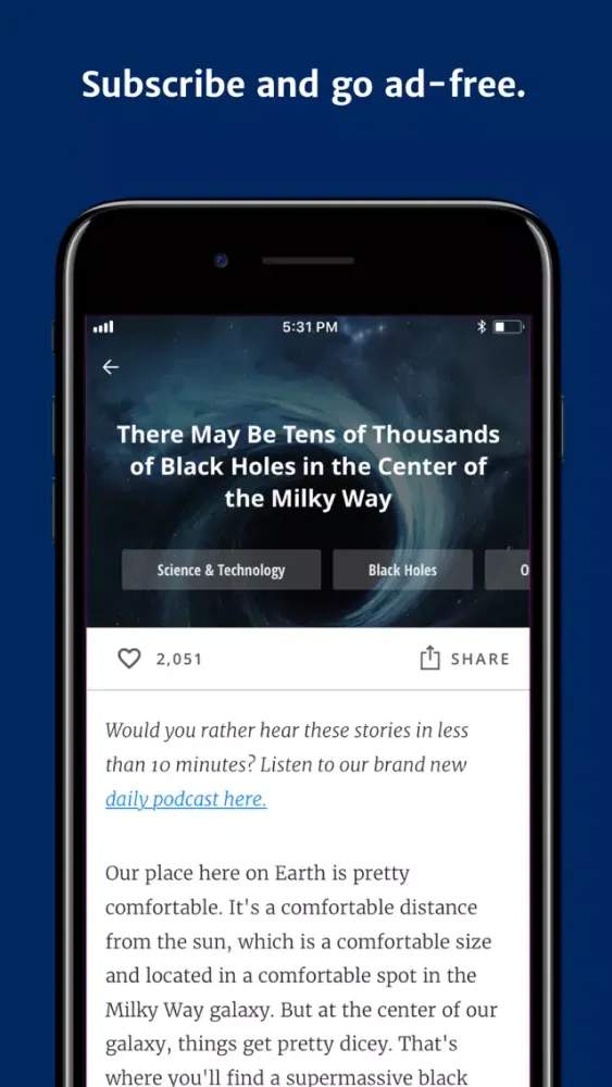 Curiosity - Get Smarter Daily স্ক্রিনশট