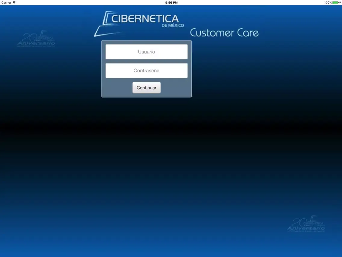 CustomerCare Movil iPad  Screenshots