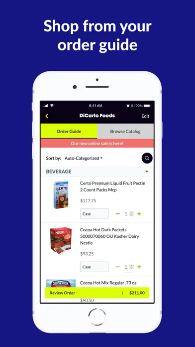 DiCarlo Food Screenshots