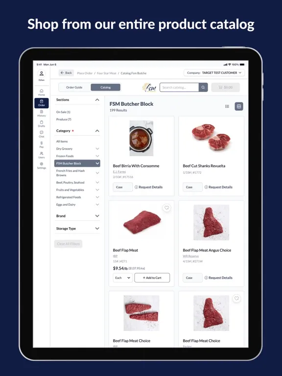 Four Star Meat iPad 應用截圖
