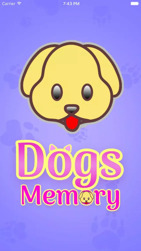 Cute Dogs Memory Match Game Screenshots