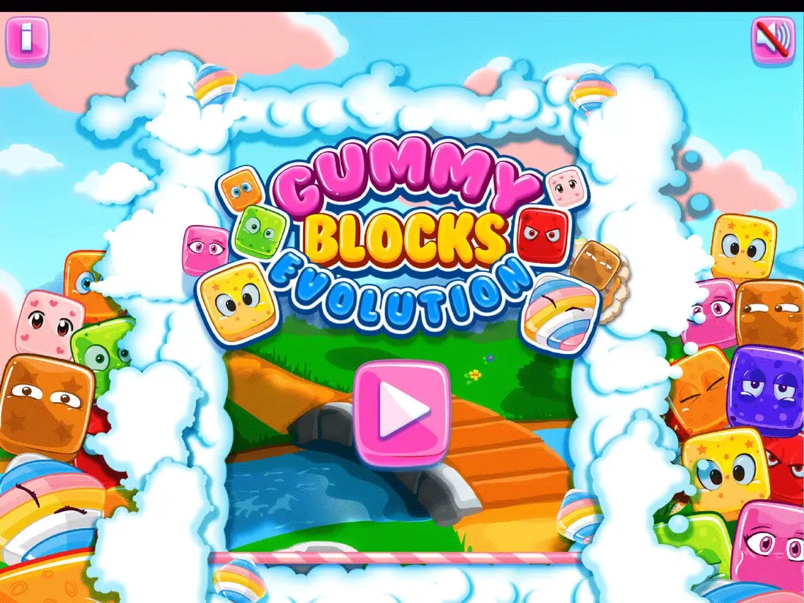 Tangkapan layar CUTE · GUMMY BLOCKS EVOLUTION iPad 