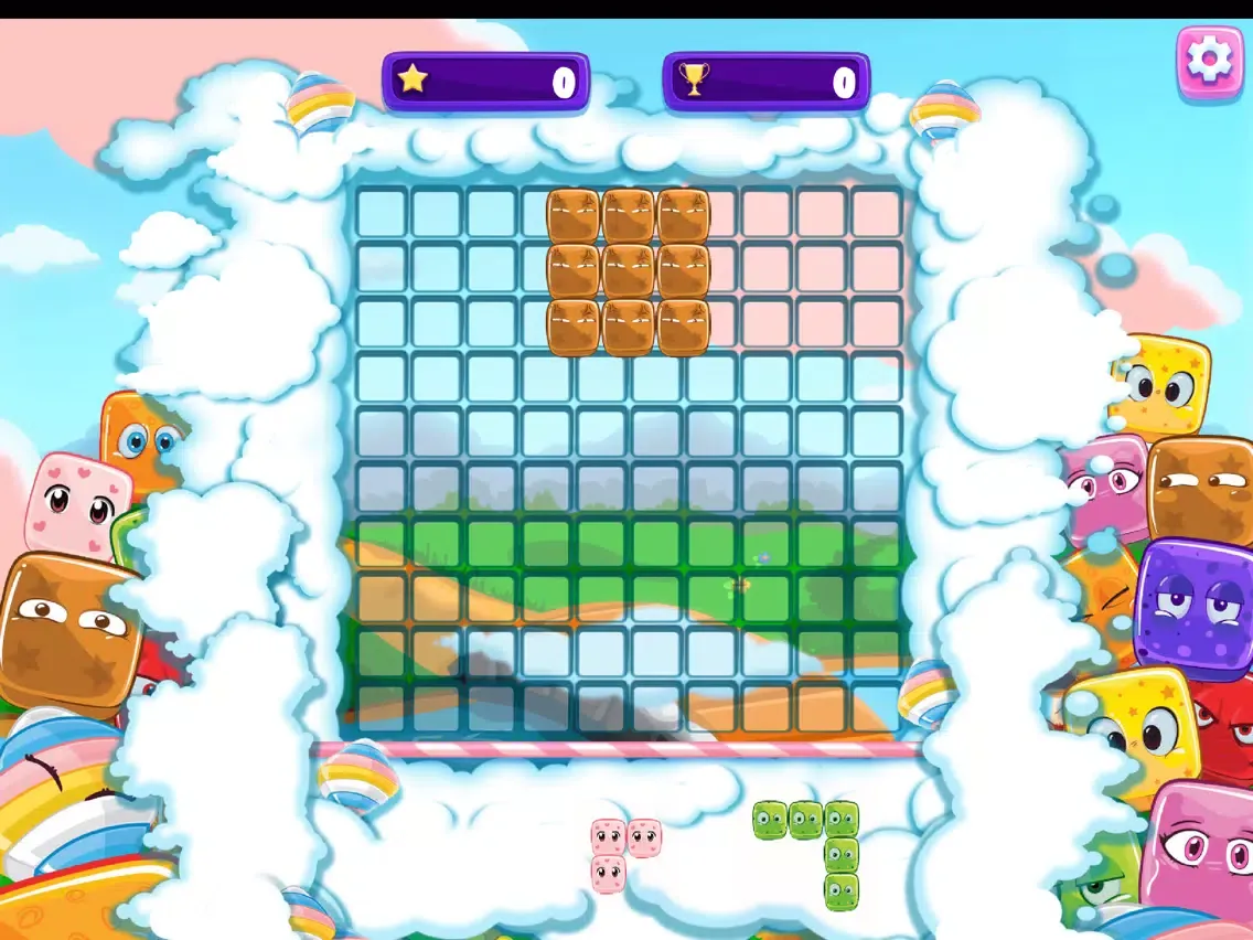 Tangkapan layar CUTE · GUMMY BLOCKS EVOLUTION iPad 