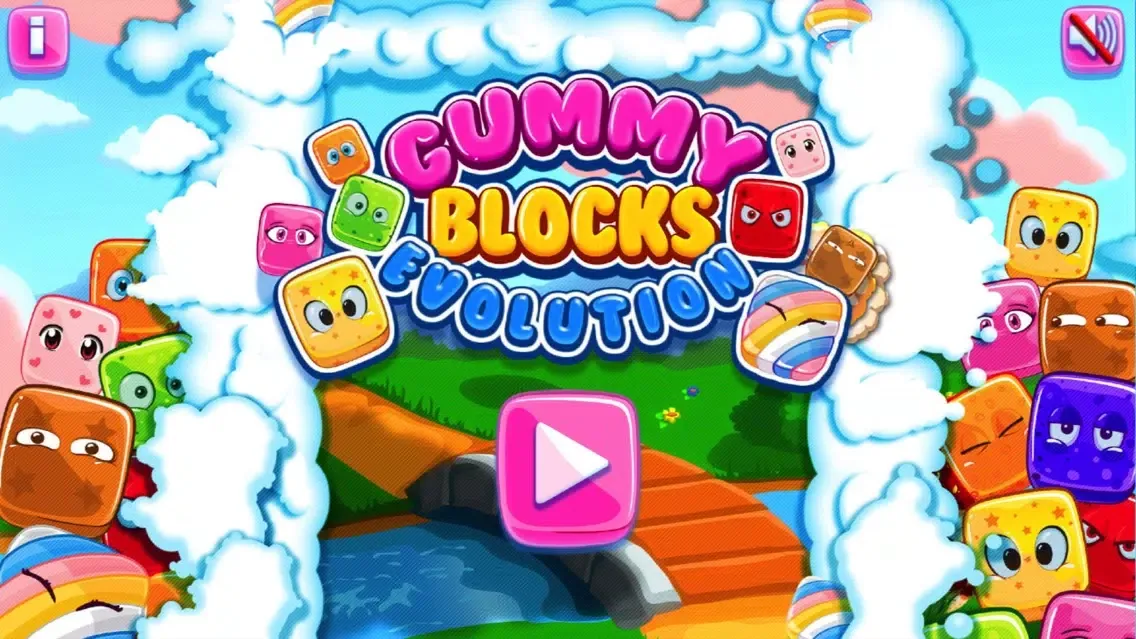 Tangkapan layar CUTE · GUMMY BLOCKS EVOLUTION