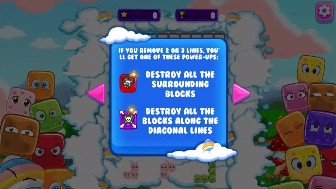Tangkapan layar CUTE · GUMMY BLOCKS EVOLUTION