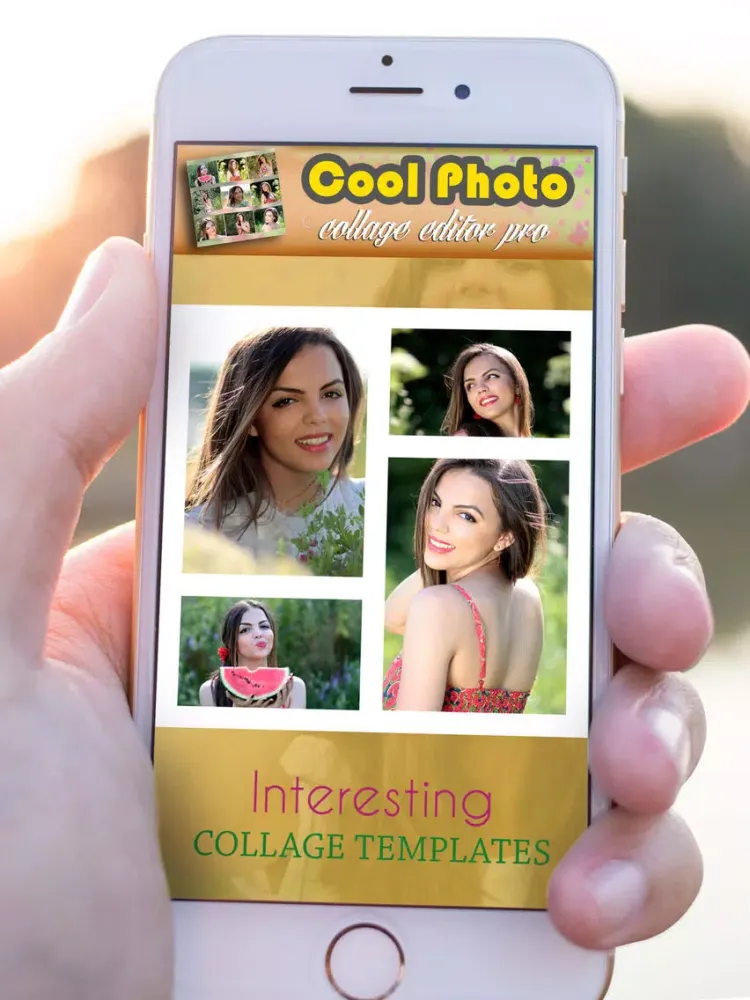 Cool Photo Collage Editor Pro: Pic Grid Maker iPad  स्क्रीनशॉट