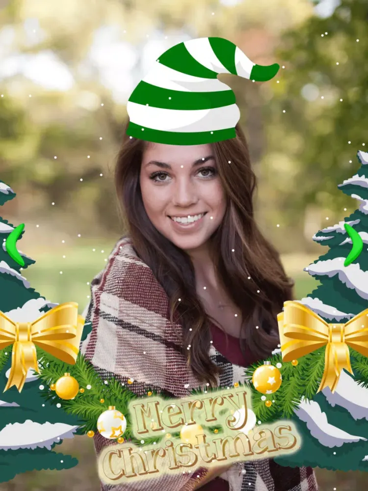 تصاویر Merry Christmas Photo Stickers: Pic Editor Effects iPad 