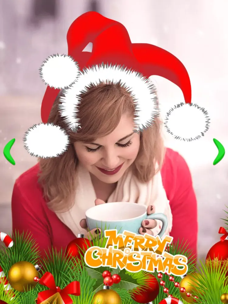تصاویر Merry Christmas Photo Stickers: Pic Editor Effects iPad 