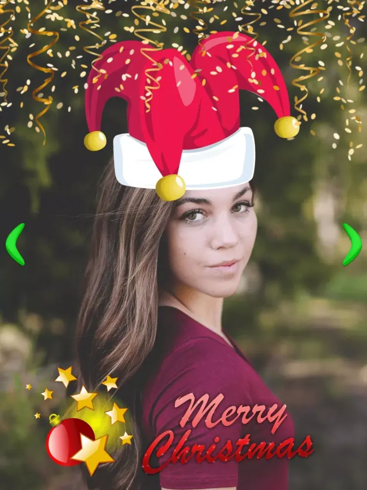 تصاویر Merry Christmas Photo Stickers: Pic Editor Effects iPad 