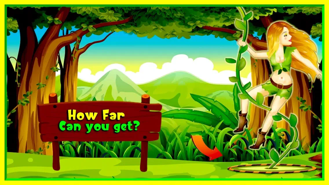 Jungle Jane Swing - Upbeat Physics Vine Swinging Acrobatics Adventure Game HD Screenshots