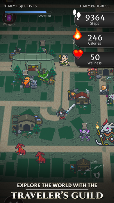 ภาพหน้าจอของ Orna: A Fantasy RPG & GPS MMO